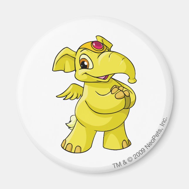 Elephante Yellow Magnet (Front)