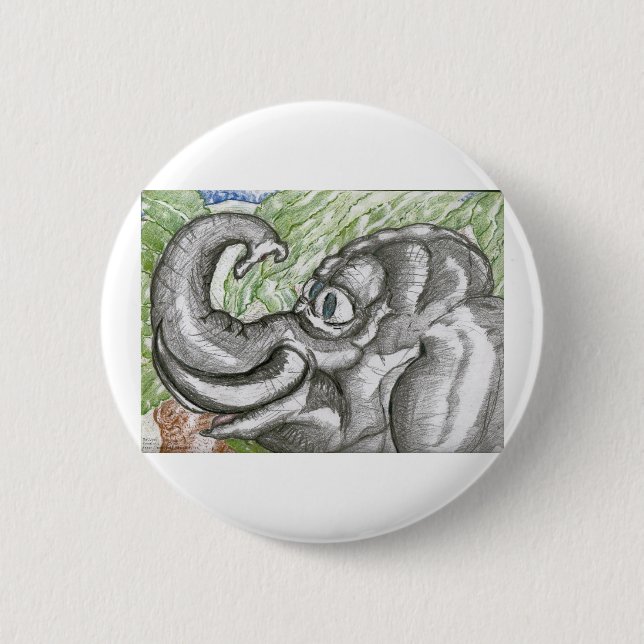 elephantminds pinback button (Front)