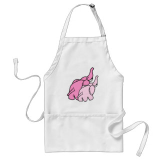 Elephants Adult Apron