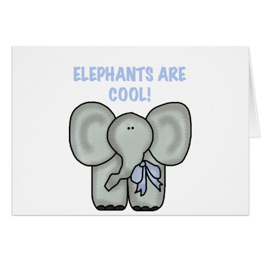 Elephants Are Cool Tshirts and Gifts (Front Horizontal)