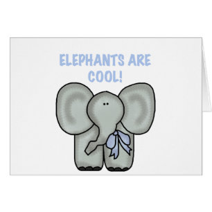 Elephants Are Cool Tshirts and Gifts Cards