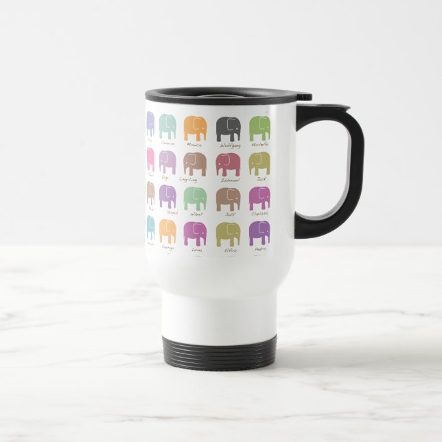 Elephants are your best friends Travel MUG (Right)