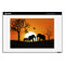 Elephants at sunset