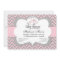 Elephants Baby Shower in Chevron Pink