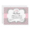 Elephants Baby Shower in Chevron Pink