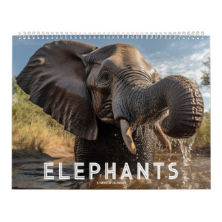 Elephants Calendar