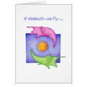 Elephants Can Fly Cards (Front)