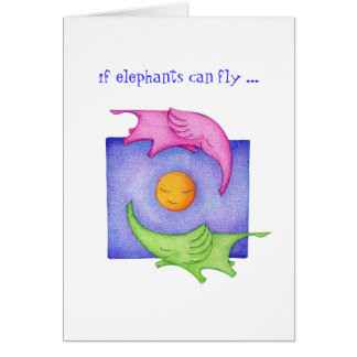 Elephants Can Fly Cards