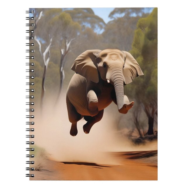 Elephants Can Jump,  Notebook (Front)