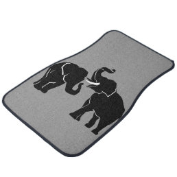 Elephants Car Floor Mat