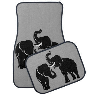 Elephants Car Floor Mat
