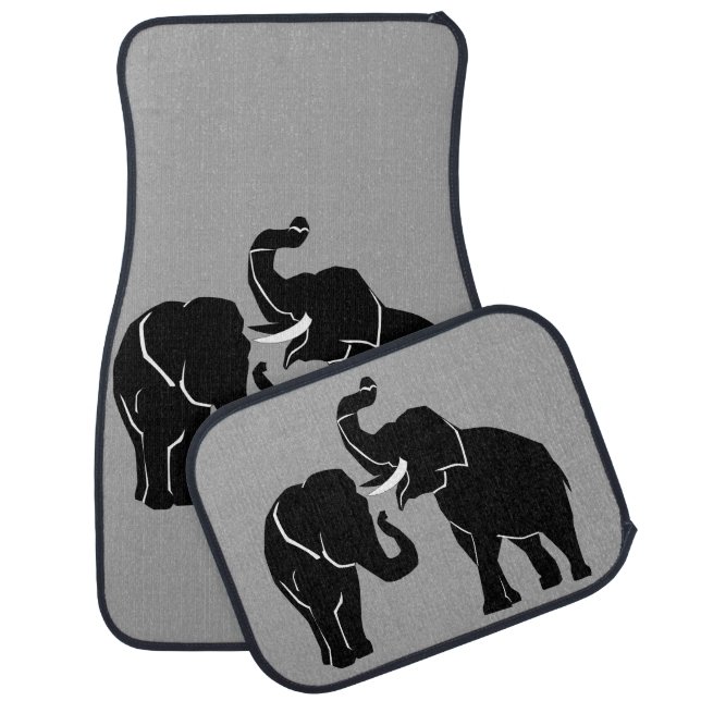 Elephants Car Floor Mat (Set)