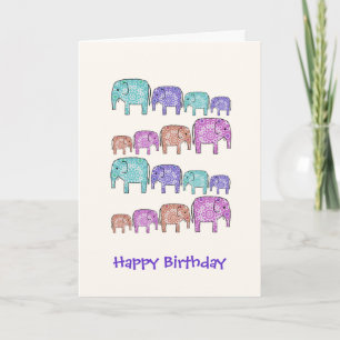 Elephants Card