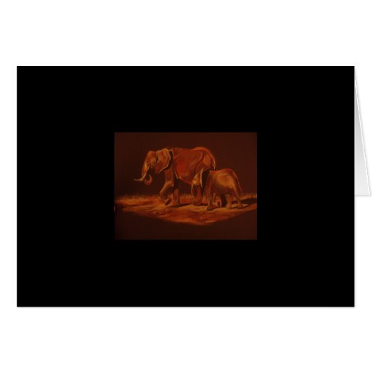 Elephants Cards (Front Horizontal)