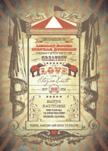 Carnival Wedding Invitations Zazzle