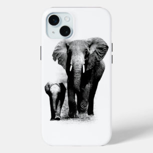 Elephants iPhone 15 Plus Case