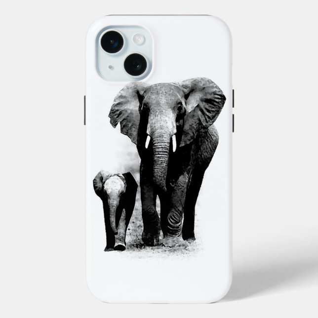 Elephants Case-Mate iPhone Case (Back)