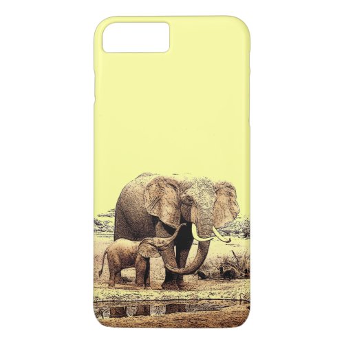 Elephants iPhone 8 Plus7 Plus Case