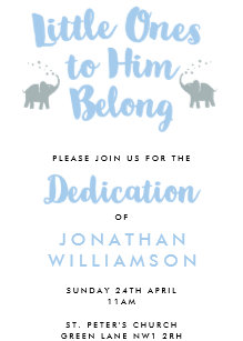 baby dedication invitations zazzle