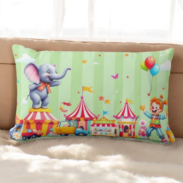  Elephants & Clowns Comfort Cushion pillow (Creator Uploaded)