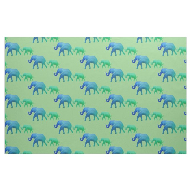 Elephants Design Fabric (Fat Quarter)