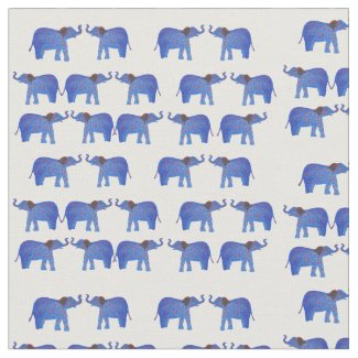 Elephants Fabric