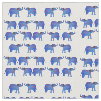 Elephants Fabric