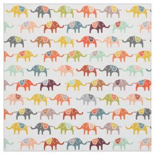 Elephant Nursery Fabric Zazzle Elephants Fabric Half Size Baby Nursery