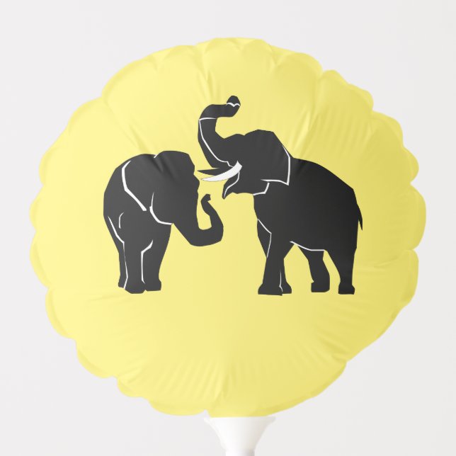 Elephants Family Balloon Custom Colors (Front)