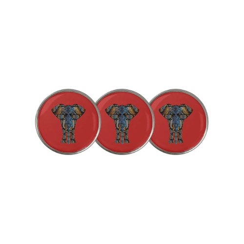 Elephants Golf Ball Marker