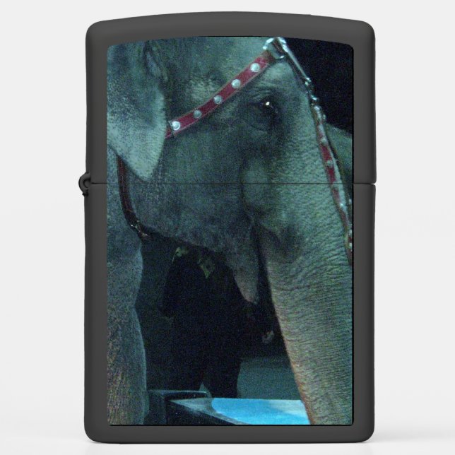 ELEPHANTS HEAD  ZIPPO LIGHTER (Front)