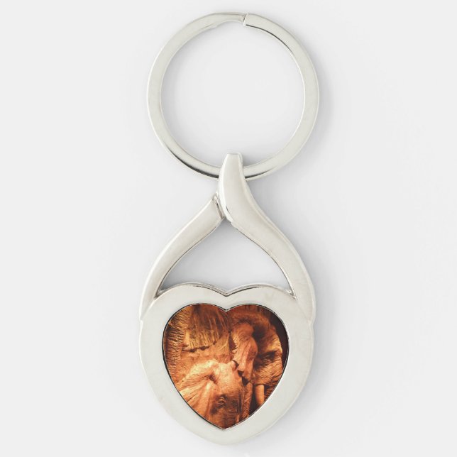 Elephants Heart Keychain (Front)