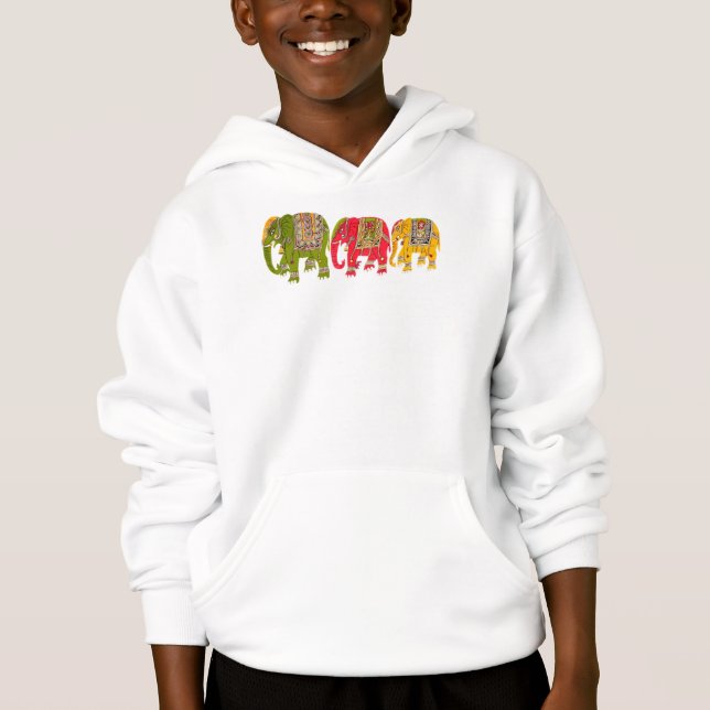 Elephants Hoodie (Front)