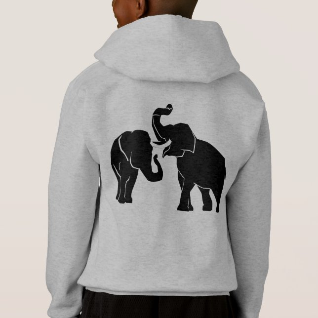 Elephants Hoodie (Back)