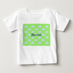 Elephants in the grass baby t-shirt