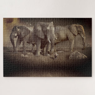 Elephants Jigsaw Puzzle
