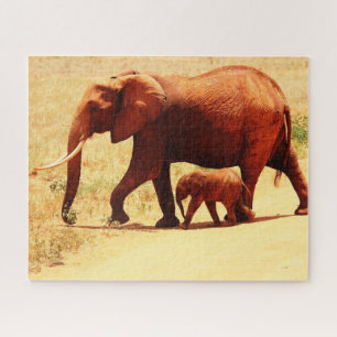 Elephants Jigsaw Puzzle
