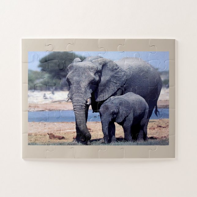 Elephants Jigsaw Puzzle (Horizontal)