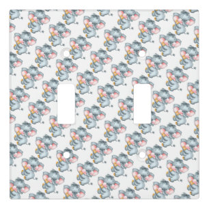 Elephants Light Switch Cover