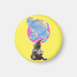 ELEPHANTS LOVE BUBBLES - Kitchen Magnet