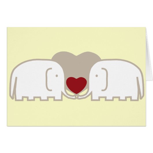 elephants love cards (Front Horizontal)