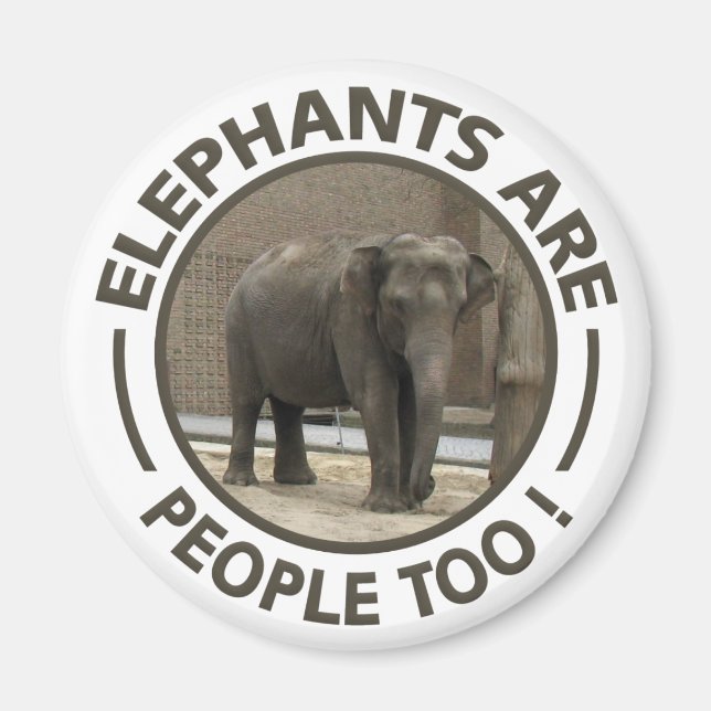 ELEPHANTS magnet (Front)