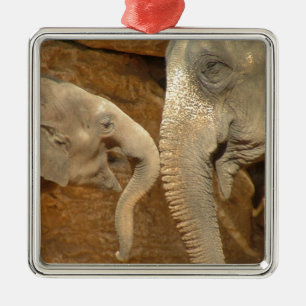 ELEPHANTS METAL ORNAMENT