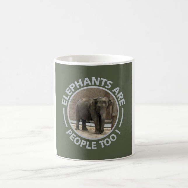 ELEPHANTS mug - choose style & color (Center)