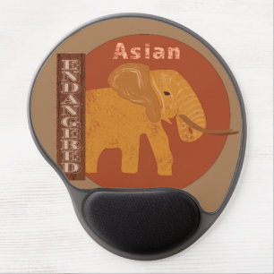 Elephants Need Our Help Gel Mouse Pad