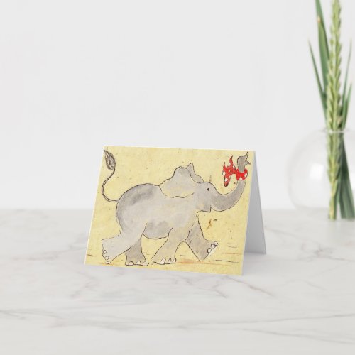 Elephants Never Forget Card