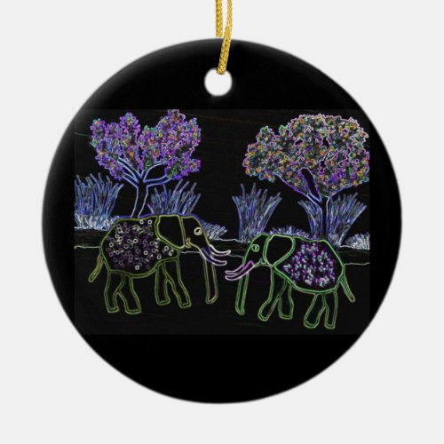 Elephants Never Forget Ornaments