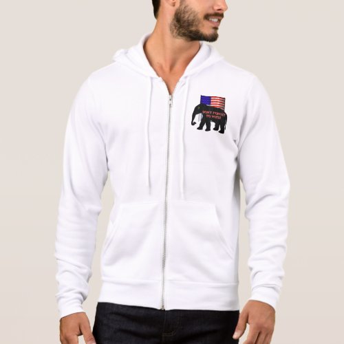 Elephants Never Forget To Vote Hoodie