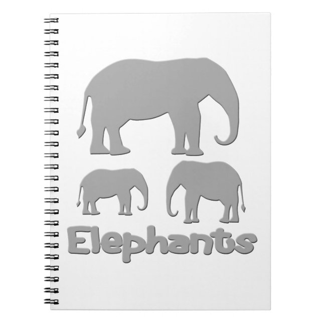Elephants Notebook (Front)