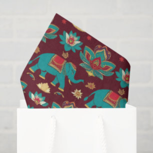 Elephants of Celebration – Diwali Reverie Tissue Paper